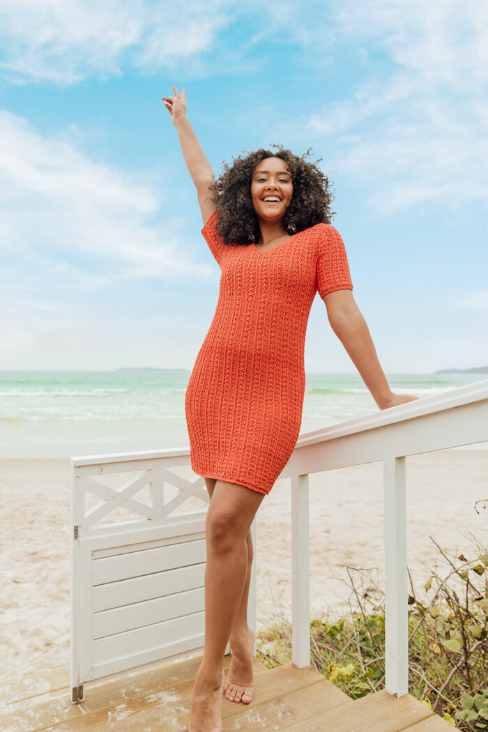 Платье крючком схема