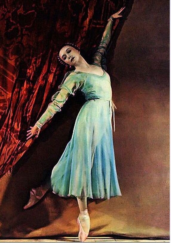 Балерина Уланова в роли Джульетты. Материал взят из свободного источника