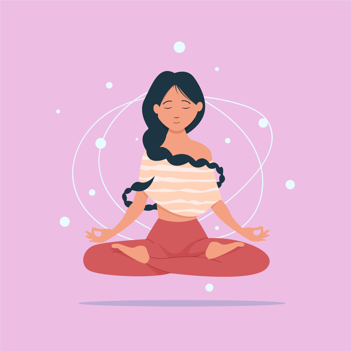 Изображение от <a href="https://ru.freepik.com/free-vector/relaxed-woman-meditating_7878675.htm#query=meditation&position=23&from_view=keyword&track=sph">Freepik</a>
