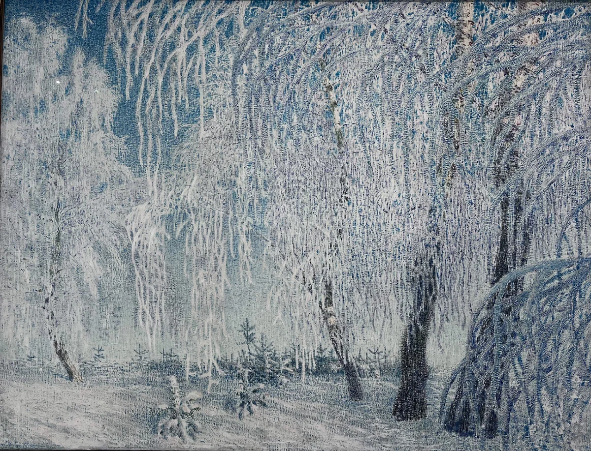 Картина "Иней" 