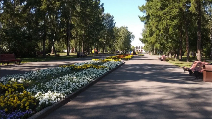 Одна из территорий для благоустройства. ФОТО: пресс-служба администрации города Кемерово. 