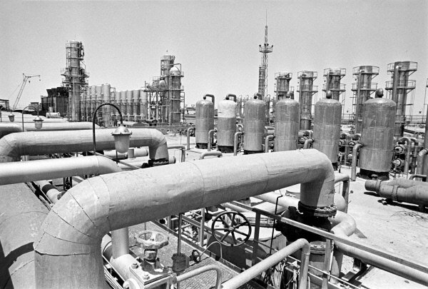 Добыча газа в посёлке Газли