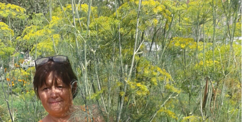 Ногами я стою на грядке, а зонтики укропа там где-то над моей головой.