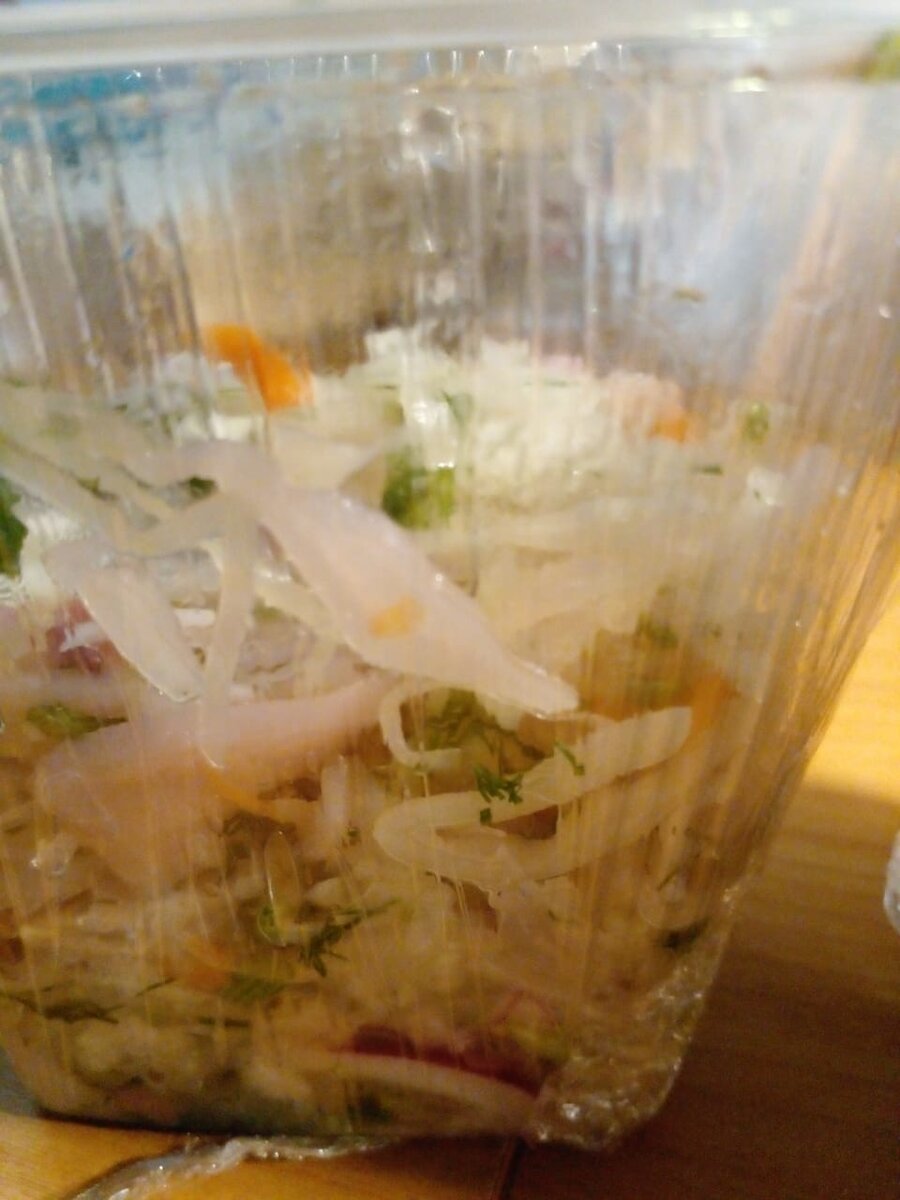 квашенная капуста с красным луком