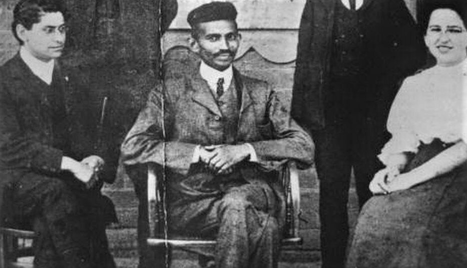 Ганди  в Южной Африке. 