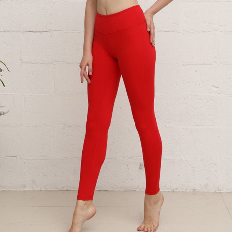 Леггинсы красный