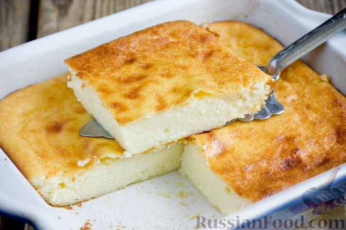 Творожная запеканка с манкой
