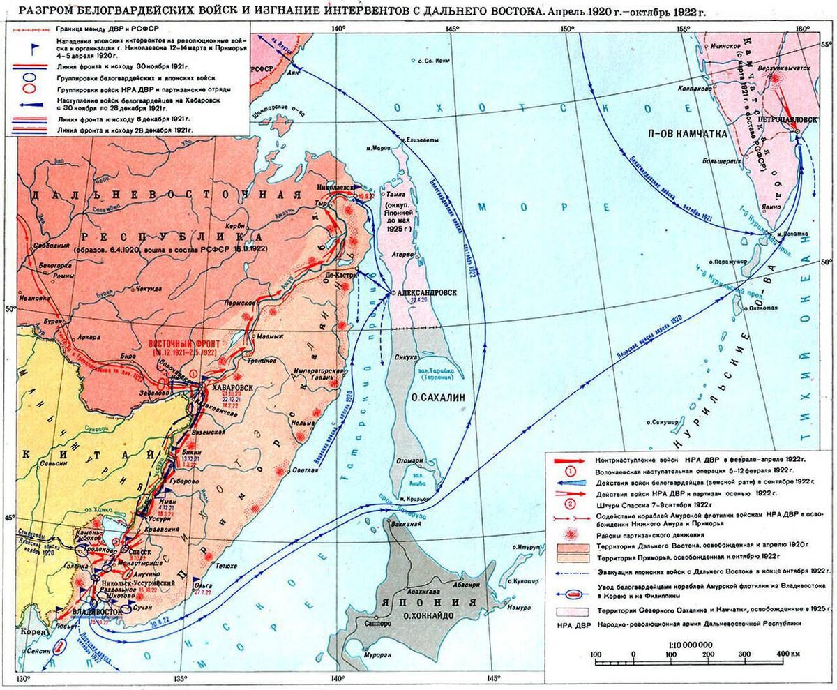 Карта владивостока 1918 года