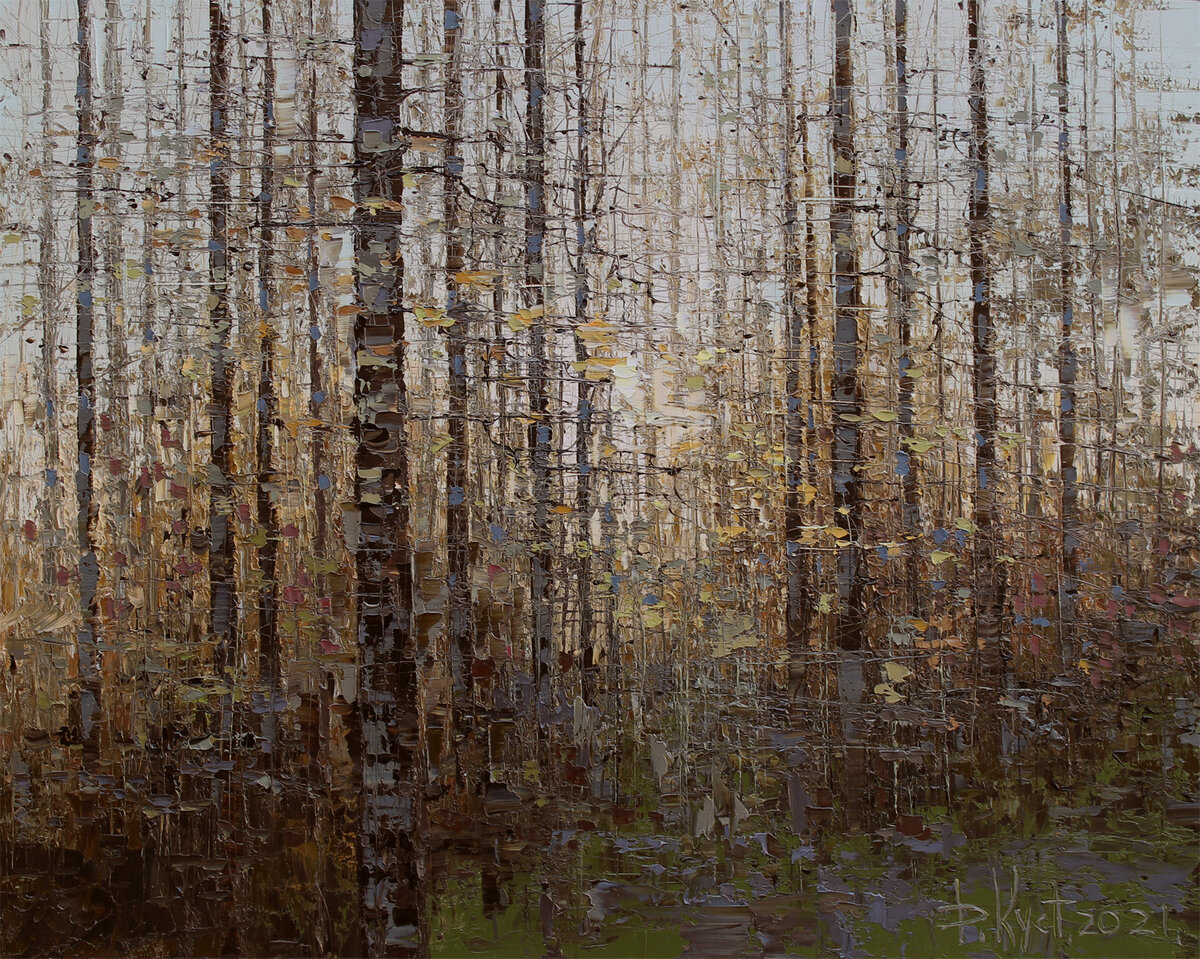 Дмитрий Кустанович. Этюд в дороге, 60x75 см, 2021