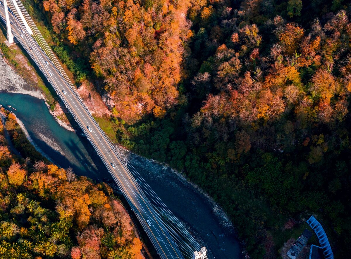 Трасса А-149 Адлер – Красная Поляна, Краснодарский край.