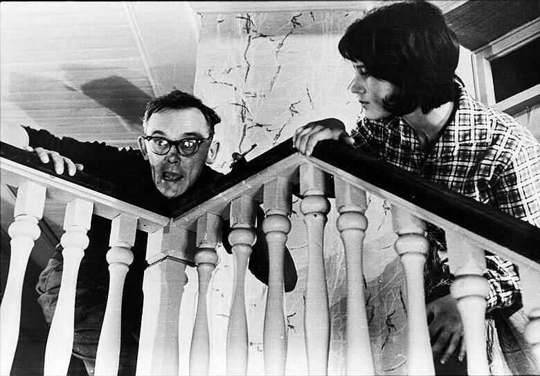 На съемках фильма "Кавказская пленница"