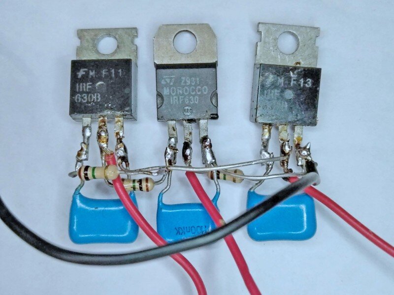 спаяны транзисторы