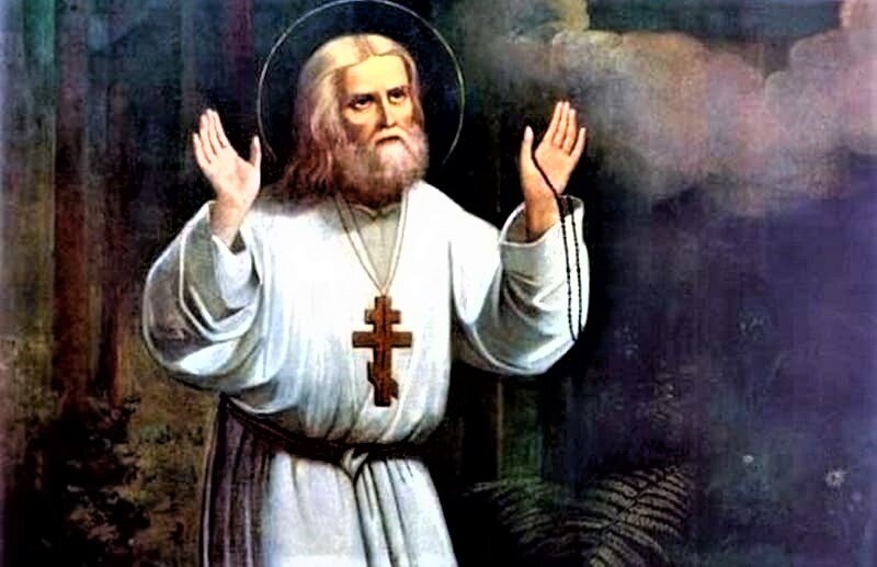 Серафим Саровский - отшельник в глуши. Фото в свободном доступе