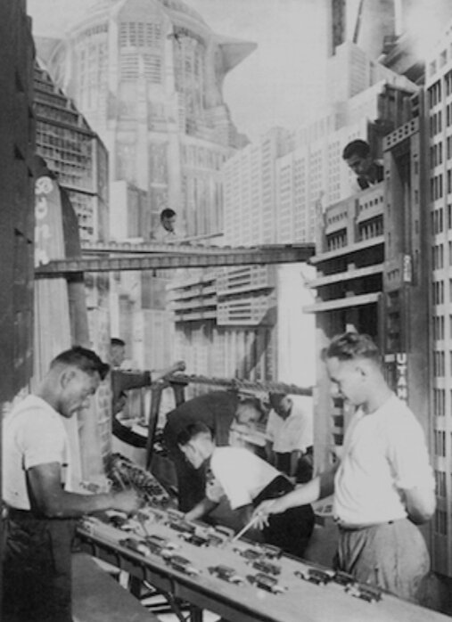 процесс создания модели "Метрополис"