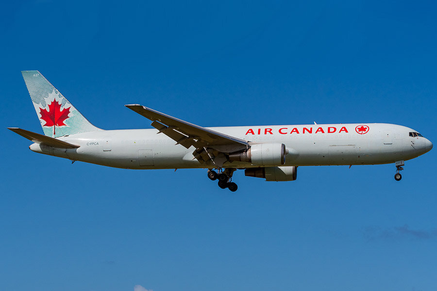 Грузовой Boeing 767-300ER с бортовым номером C-FPCA авиакомпании Air Canada (фото из открытых источников)