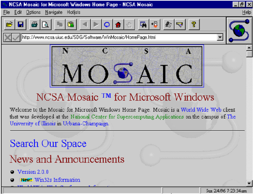 1993 Год – появление знаменитого веб-браузера NCSA Mosaic.. 1993 Году веб-браузера Mosaic. NCSA Mosaic браузер. Первый браузер.