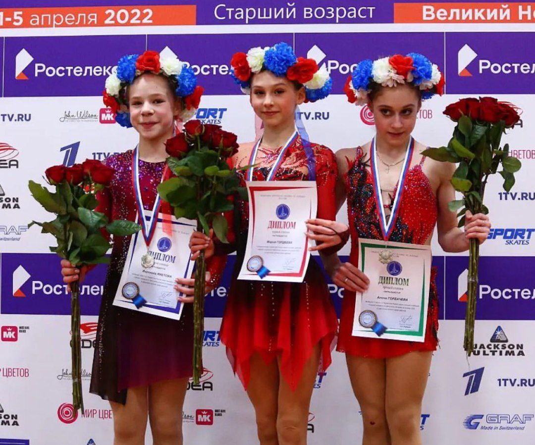 Первенство России старший возраст. Девушки КМС награждение.