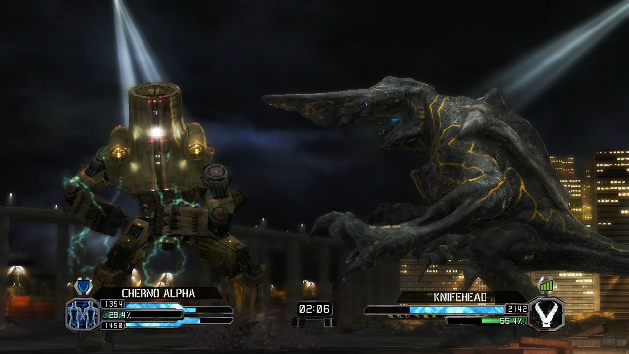 PACIFIC RIM THE VIDEO GAME [XBOX360/PS3] - CHERNO ALPHA vs LEATHERBACK &  KNIFEHEAD