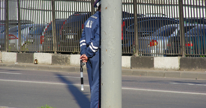 ГИБДД сидит в засаде. |Фото: auto.mail.ru.