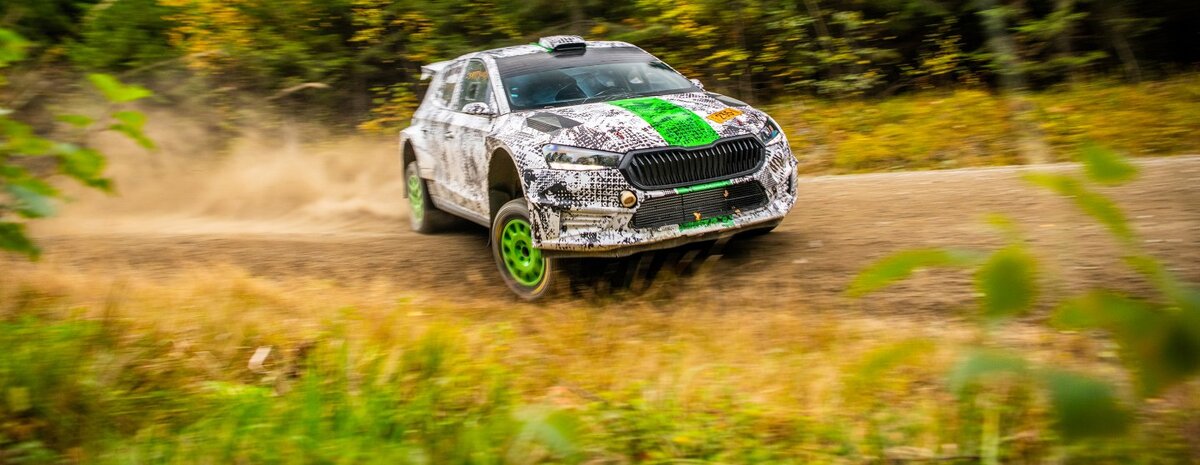 Skoda r5 Rally Team disaygn