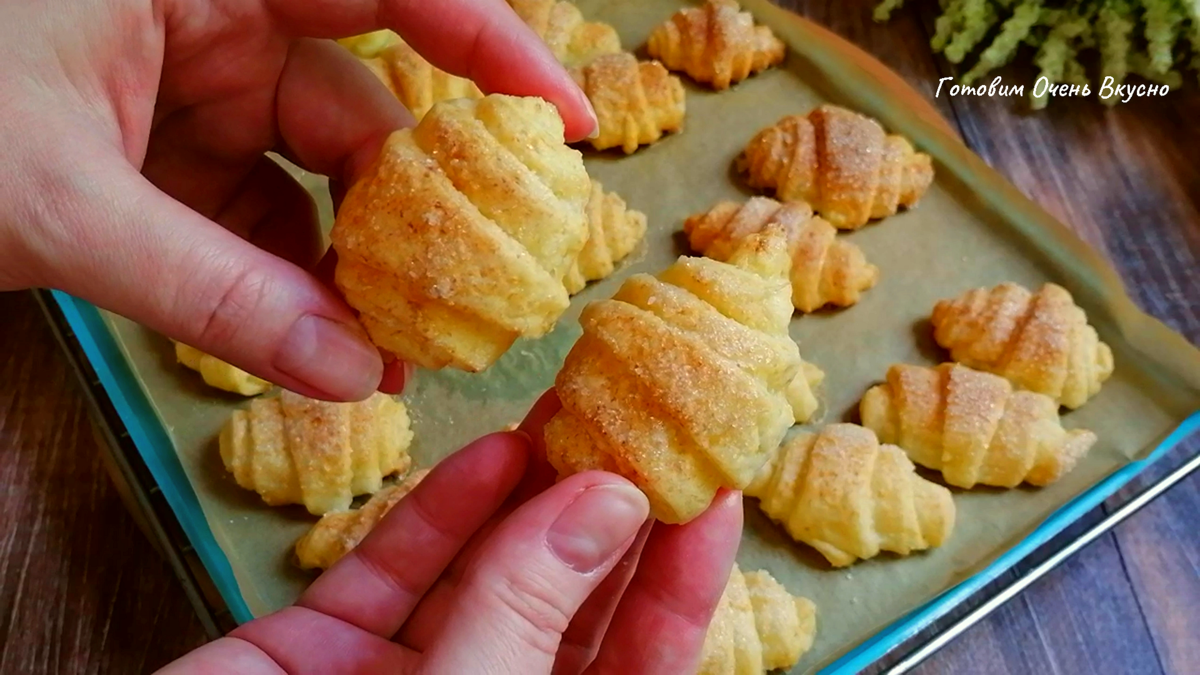Быстрое творожное печенье в духовке простой рецепт с фото пошагово