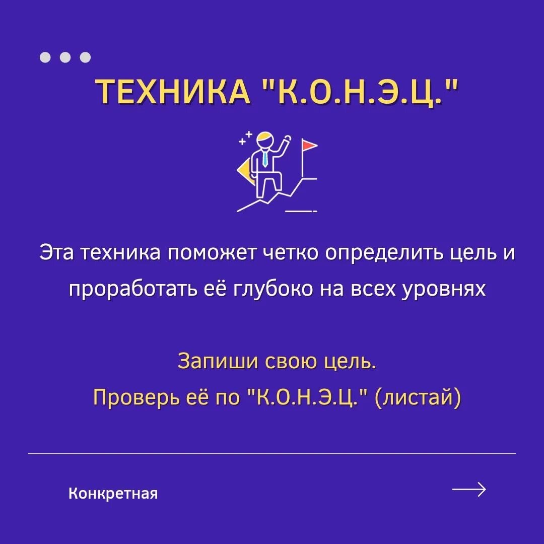 Как достичь цель? Техника 