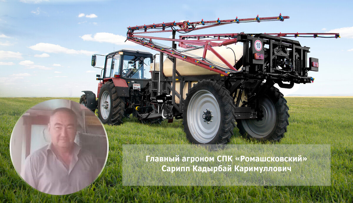 Кадырбай Каримуллович Сарипп - главный агроном СПК «Племзавод «Ромашковский» (Палассовский район Волгоградской области).