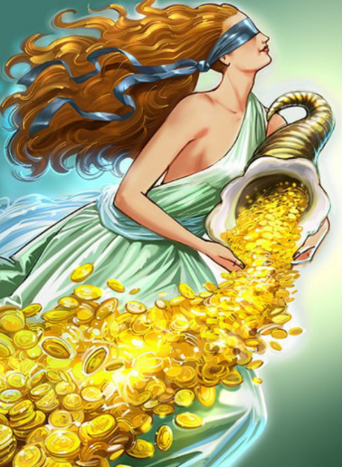 Благосклонность Фортуны - это лишь вопрос удачливости, не более...