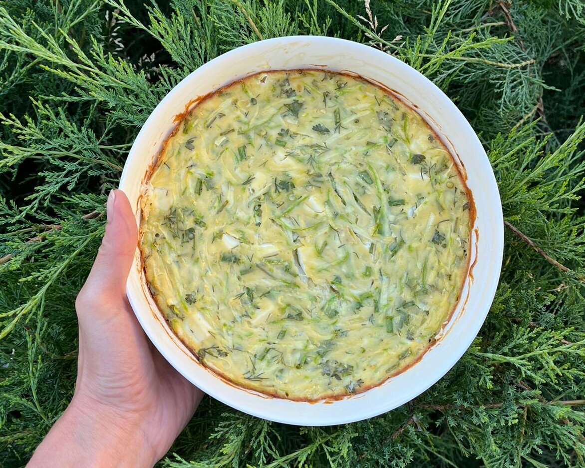 Запеканка с цукини и фетой от Даши Третьяковой. Сегодня аж 2 калиевых рецепта. Один в конце статьи - мой, второй - на канале Даши: https://t.me/wellness_hedonism 