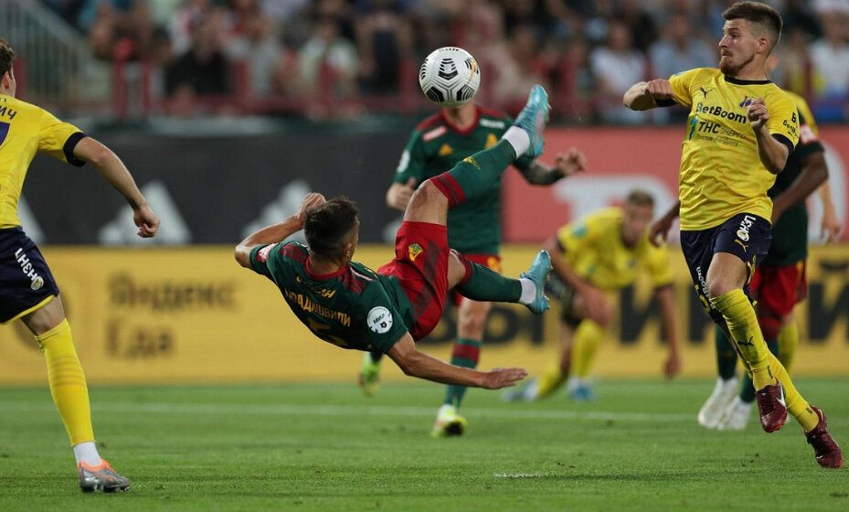    Константин Марадишвили устроил фантастическую развязку в матче "Локо" с "Ростовом". Фото: ФК "Локомотив"