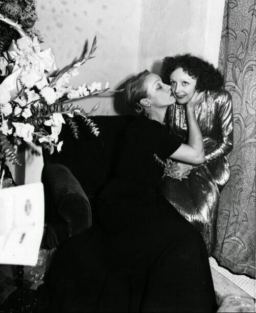 Дитрих и Пиаф