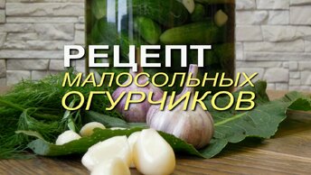 Рецепт МАЛОСОЛЬНЫХ ОГУРЧИКОВ от моей мамы!