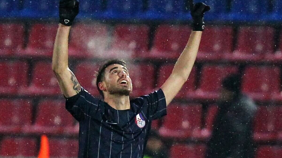    Форвард "Мордовии" Дамьен Ле Таллек© РИА Новости / Юлия Честнова