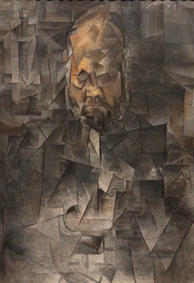 Пабло Пикассо. Портрет Амбруаза Воллара. 1910 год.