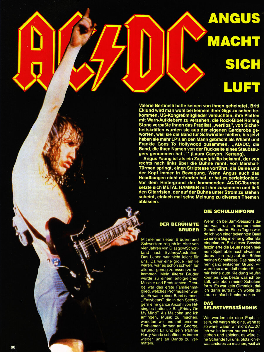 Страница из журнала Metal Hammer