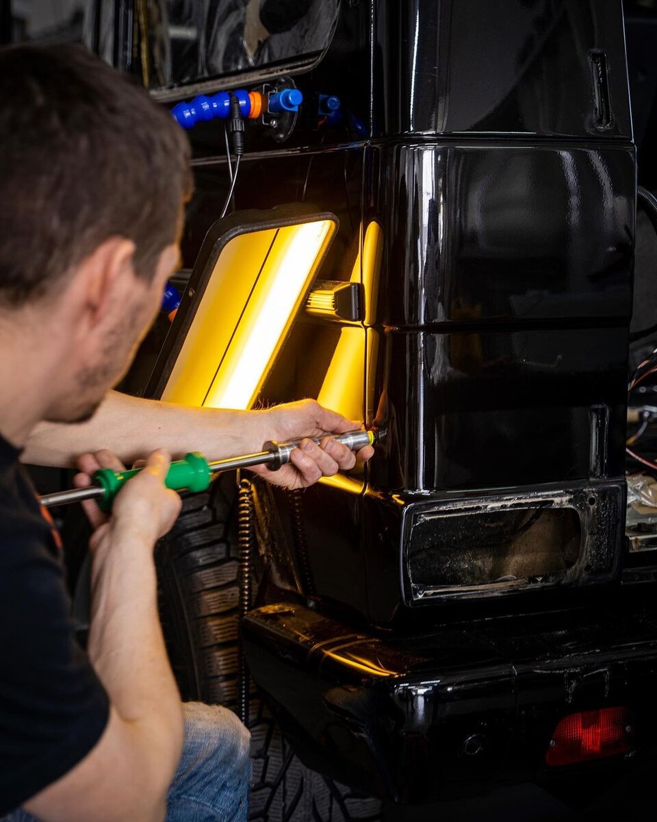 Удаление вмятин без покраски (Технология PDR)