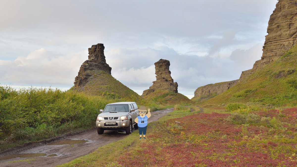 Промежуточный финиш. Полуостров Средний.