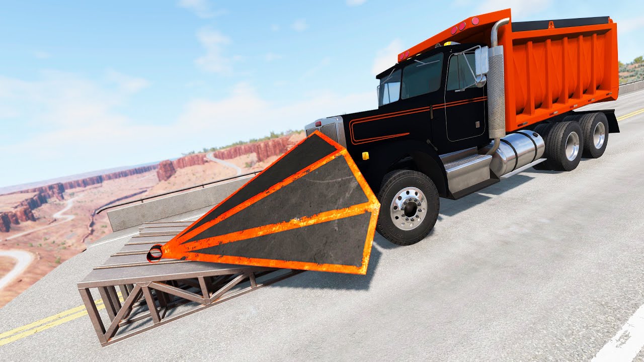 Cars vs Ramp – BeamNG Drive #813