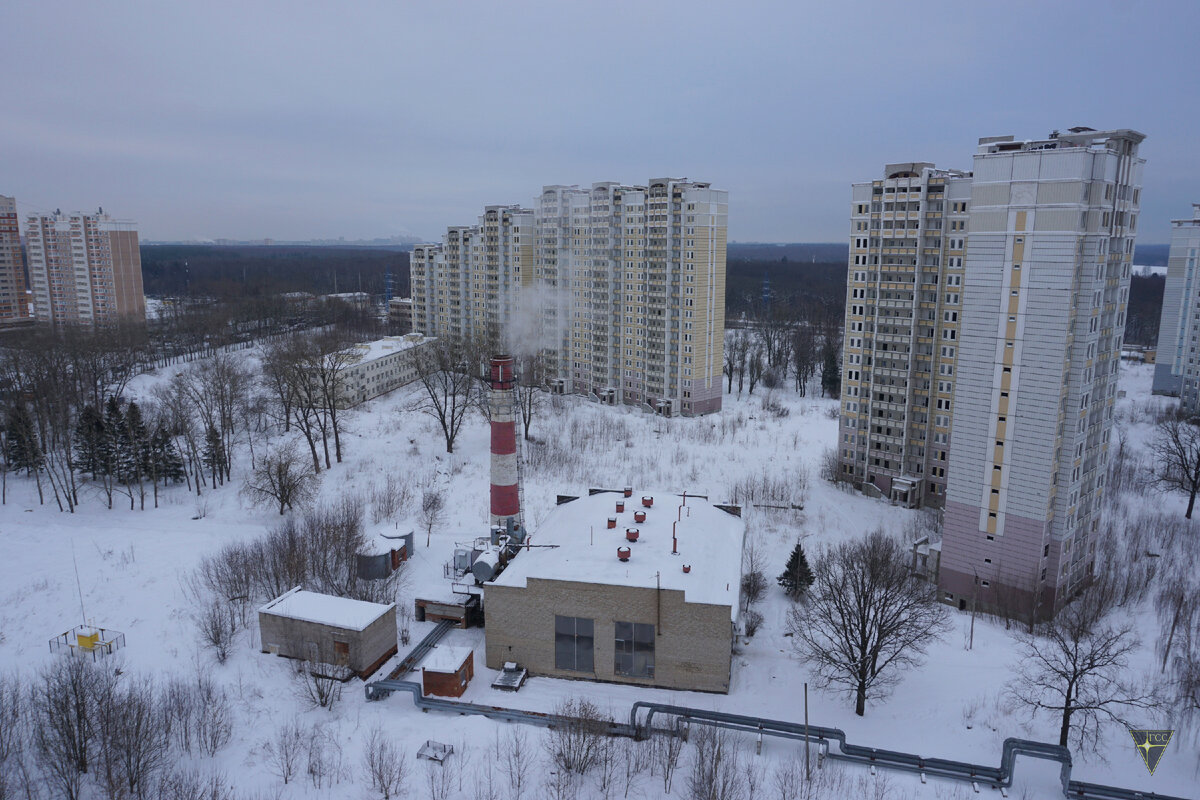 Квартал мёртвых многоэтажек в Подмосковье