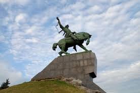 Статуя Салавата Юлаева в городе Уфа