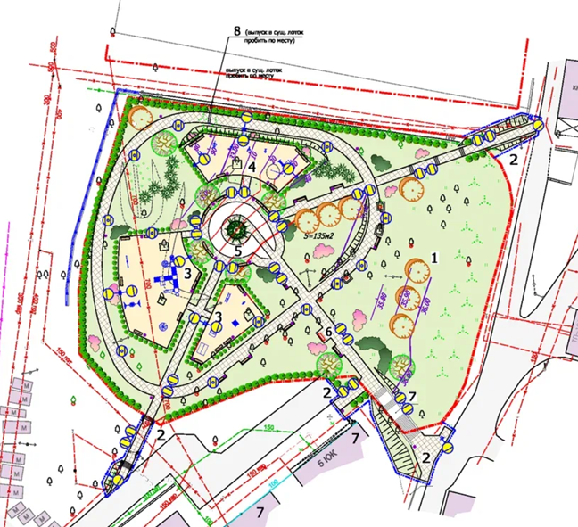 План территории