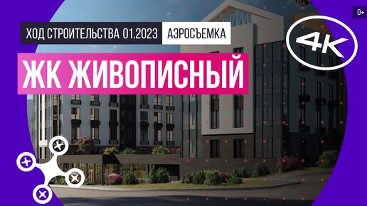 ЖК «Живописный» в Подмосковье — аэросъемка Новострой-М