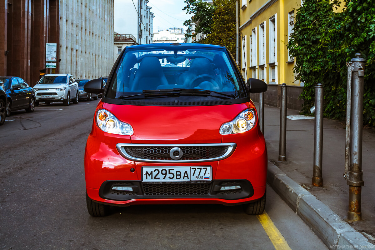 Smart Fortwo Cabrio Red Color