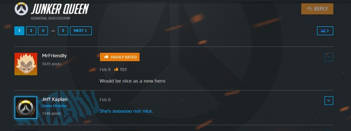 Тот самый  комментарий Джеффа Каплана, взорвавший сообщество Overwatch.
