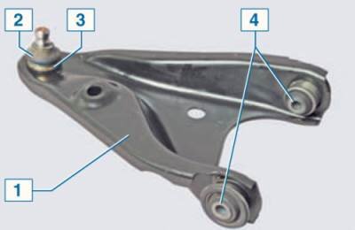 Сломалась шаровая опора на Рено Логан. Менять шаровую или рычаг в сборе?