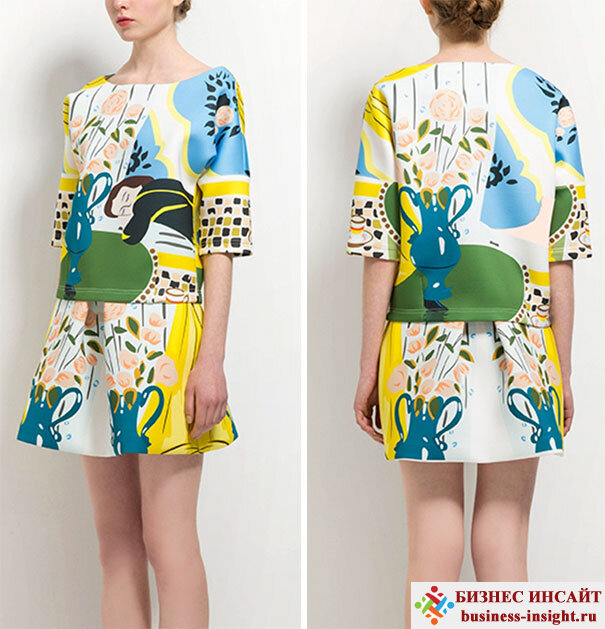 Изображение известных картин на одежде