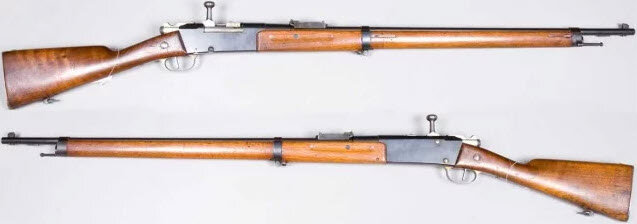 Lebel M1886. Из Шведского музея армии. (Википедия)