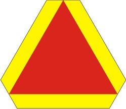 Знак Тихоходного транспортного средства
