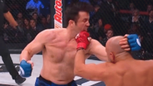 Удар "боеголовка" Фёдора по Челу Соннену