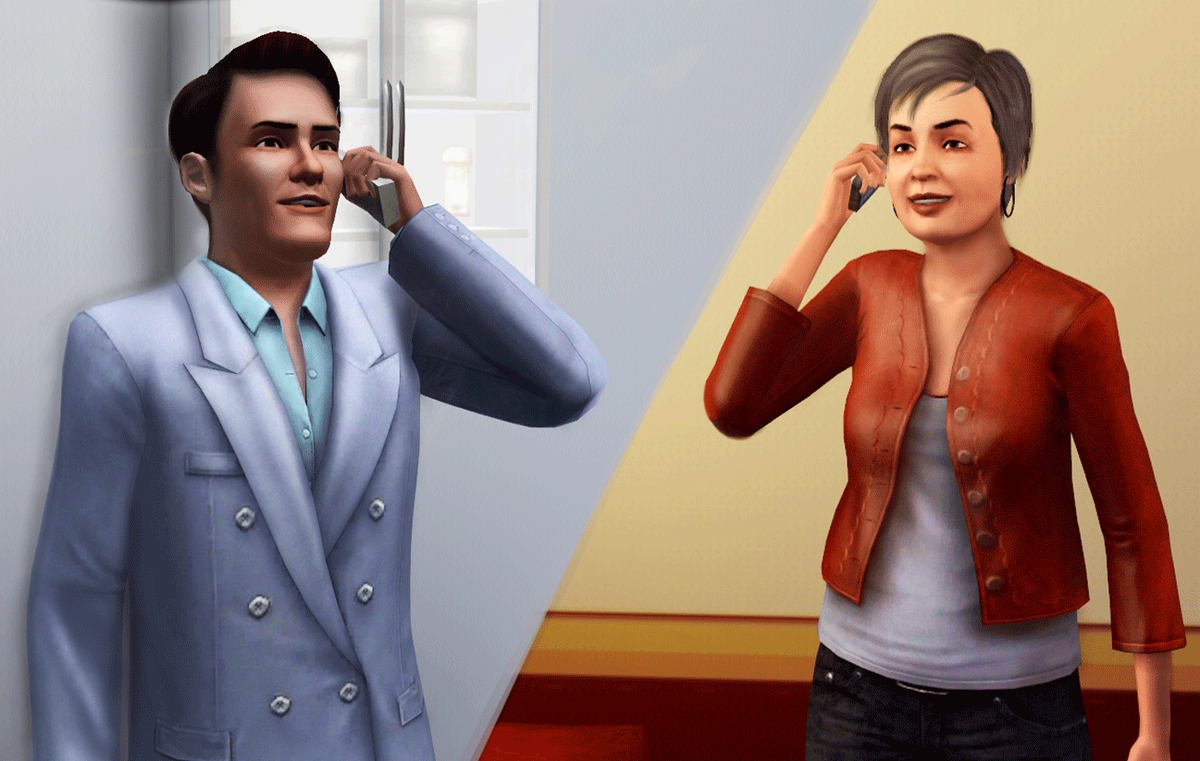  Картинка сделана мною в игре The Sims 3 